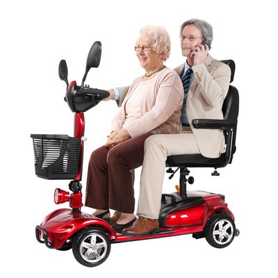 Foldable Disabled Electric Scooters Handicapped 2 Seat Travel Adult Mobility Scooter Manufacture, Electric Mobility Scooter, Mobility Scooter image 6